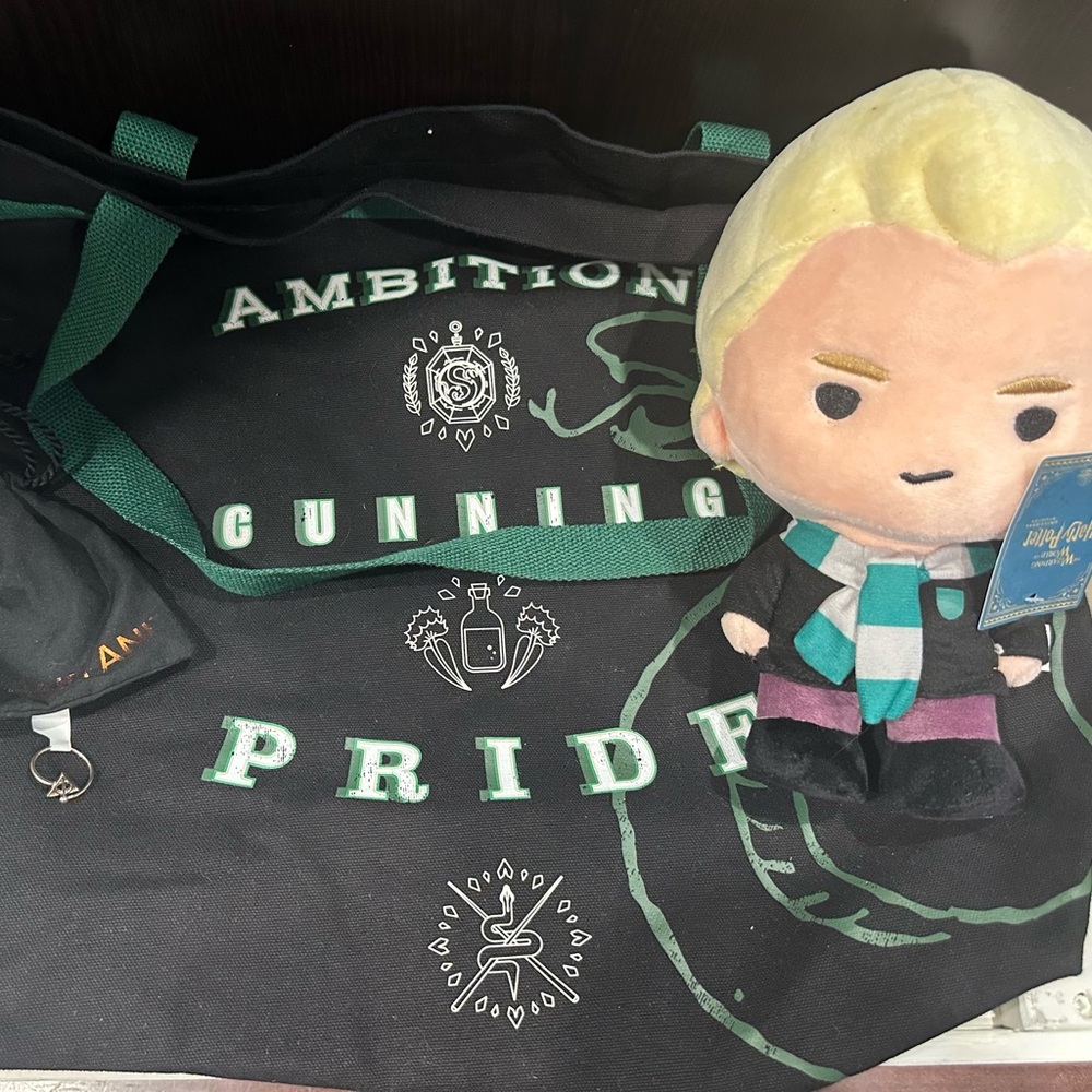 Harry Potter Slytherin Merchandise Collection Bundle (Large Shirt)
